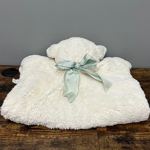 Bearington Baby Collection Lamb Sheep Blanket Play Blanket 30X19 - Picture 3 of 7